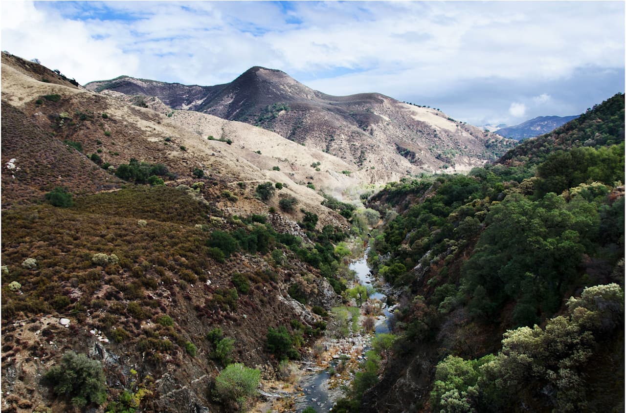 View from the trail at Arroyo Seco