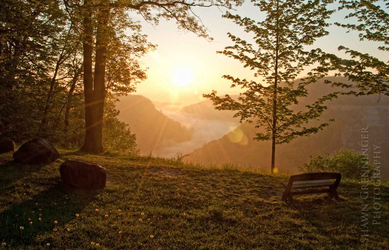 Sunrise over the Grand Canyon of the East