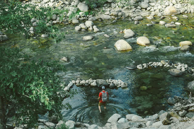 Moraine Campground is right on the edge of the river, making it the perfect camping spot for the angler looking to drop a line while the hotdogs cook on the grill. 