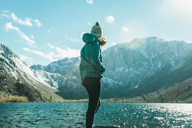 This campground is right on the lake, so you're surrounded by stellar views. It's a great fishing spot during the summer and ideally located if you're in the Eastern Sierras hitting up all the hot pools. 