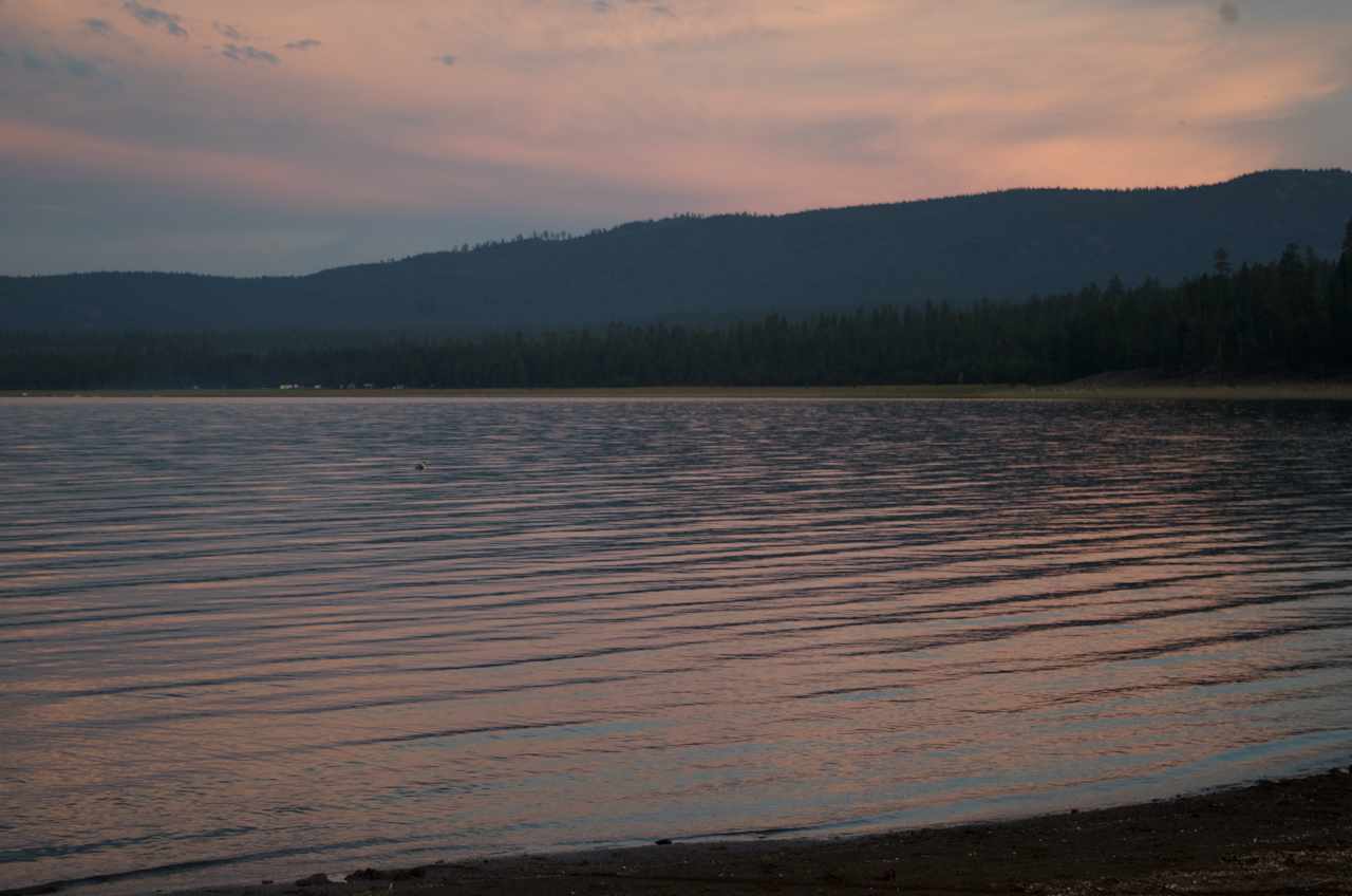 Nice sandy beach where you can park your watercraft. Just a few hundred yards from the campground. Try and find the sunken fishing boat that's been exposed as the lake level drops.