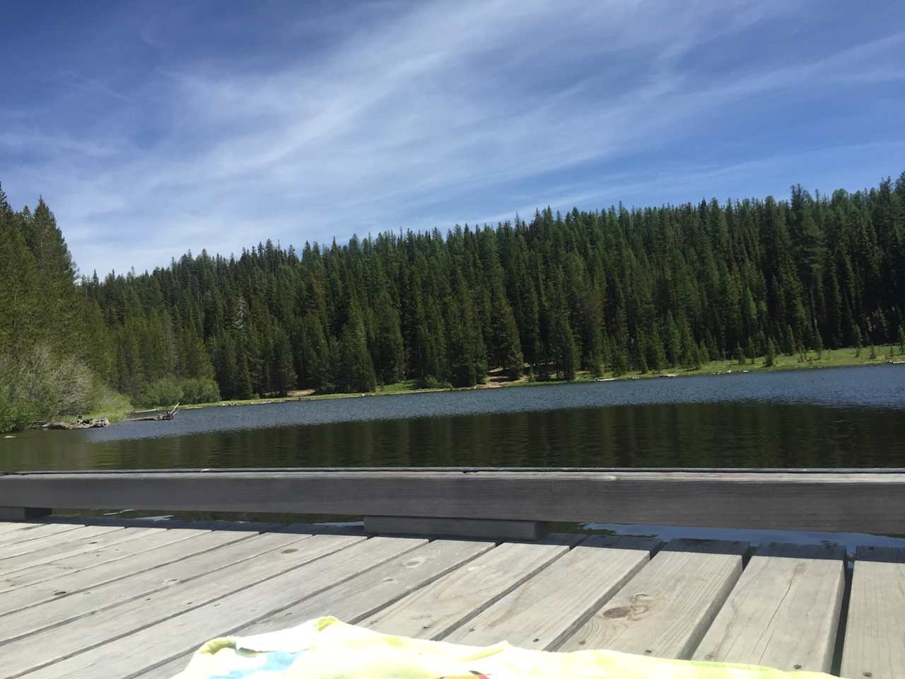 Beautiful view from one of the main docks.