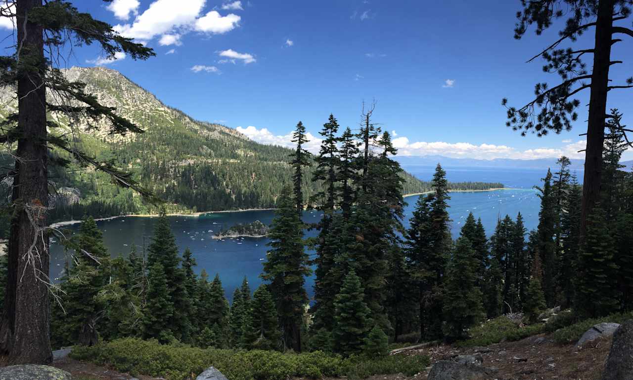 This is the view from Inspiration Point, across the road from Bayview Campground.