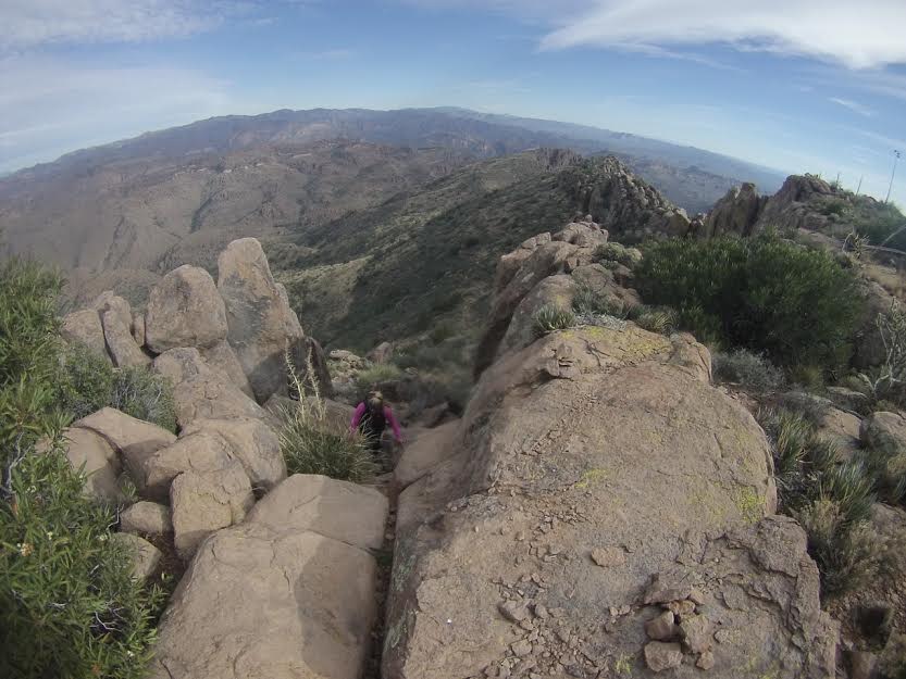 Superstition Ridgeline Trail. Accessible from campground.