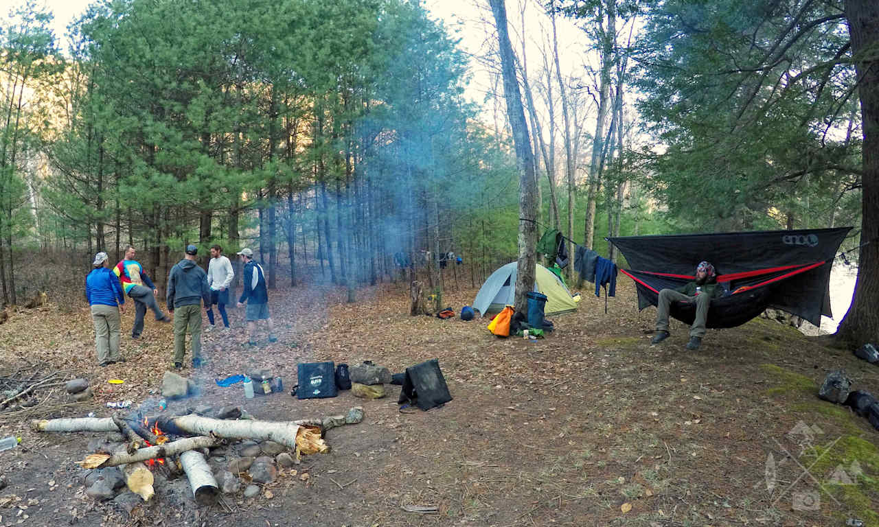 The state parks are great, but paddle Pine Creek and there are some great primitive campsites!