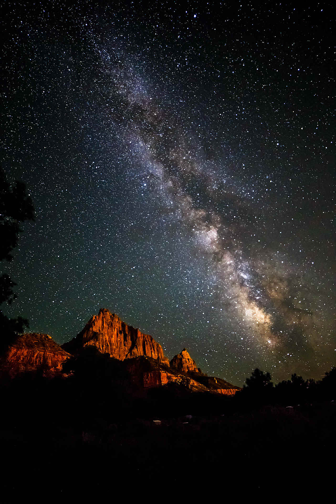 Milky way above Watchman