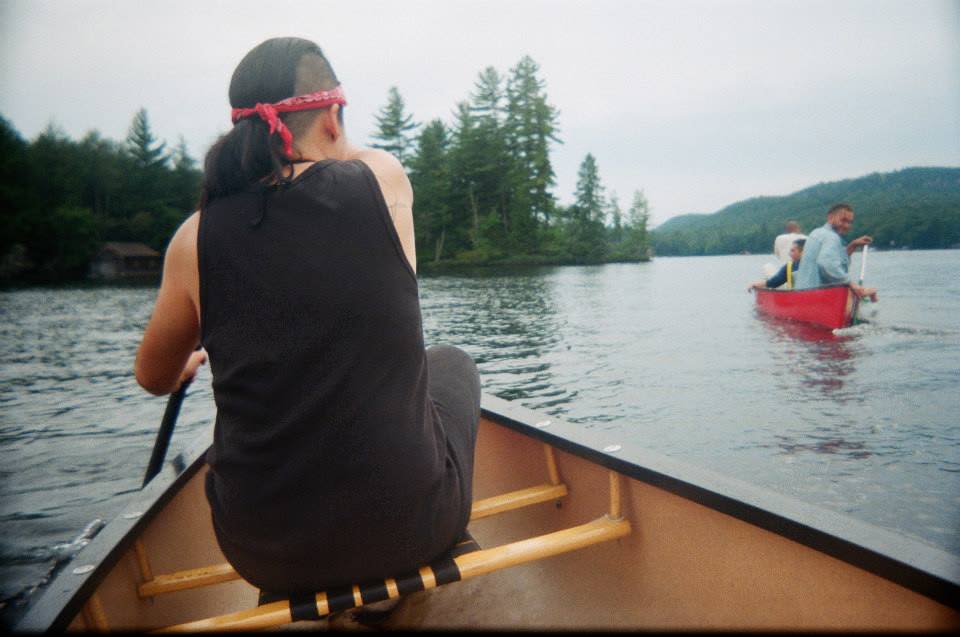 Canoeing through the Fulton Chain of Lakes