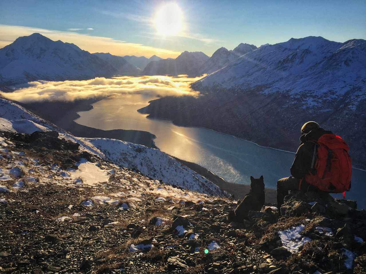 You can camp at the campgrounds near the lake, but the mountain sheep herds at the top, plus this view...it's worth the effort to hike up.