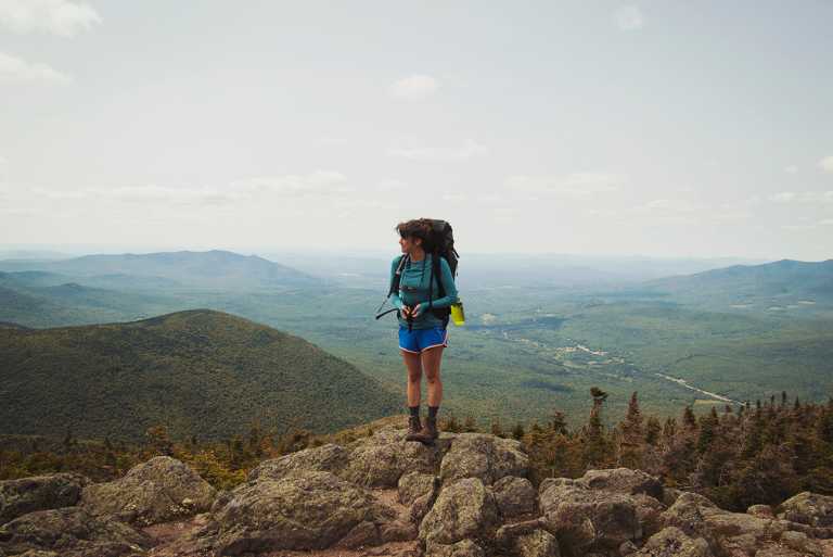 Looking out from Mt. Adams