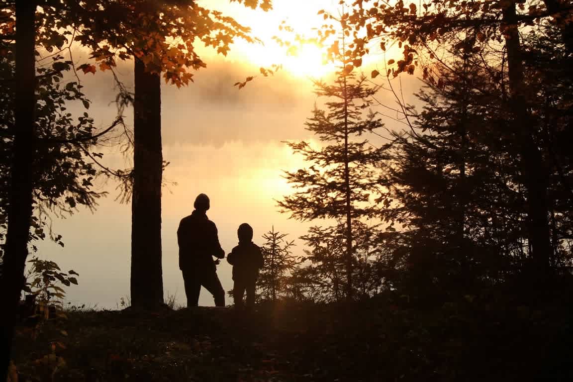 Fishing on the shores of Bear Lake