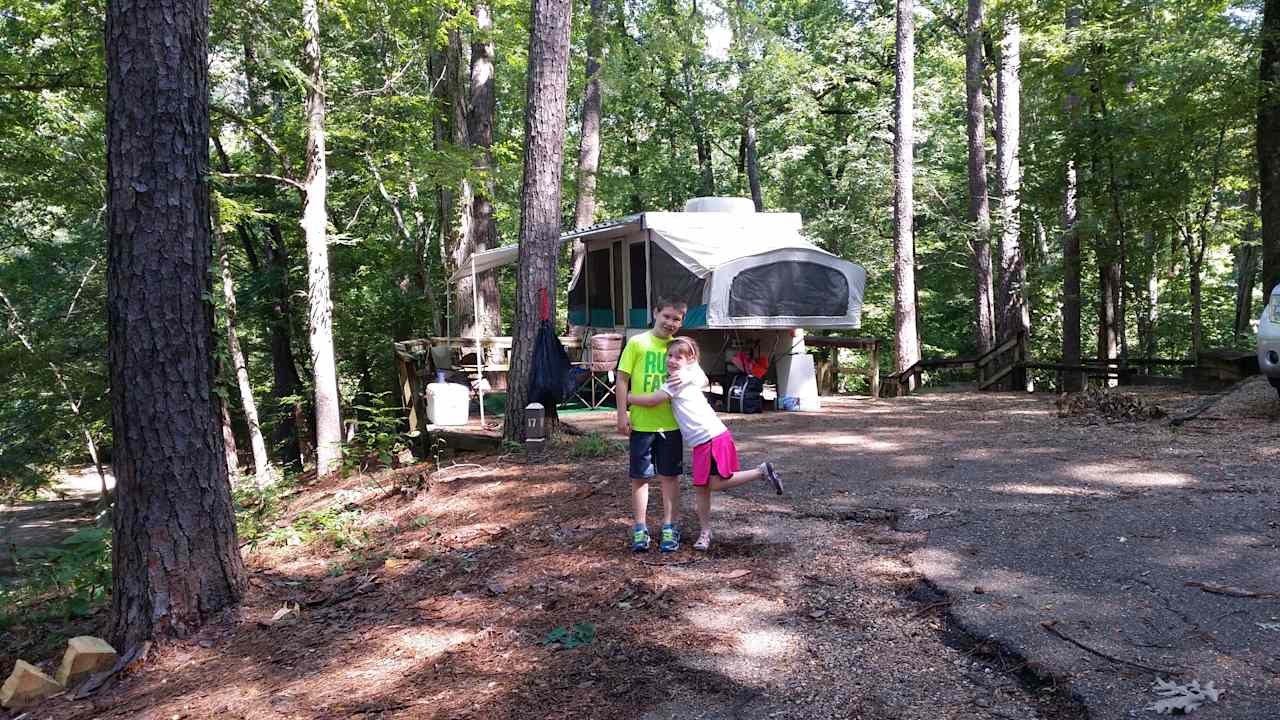 Campsites 1-13 Area @ Clear Springs Campground - a USFS campground near Roxie, MS between Bude and Natchez, MS off Hwy. 84/98.