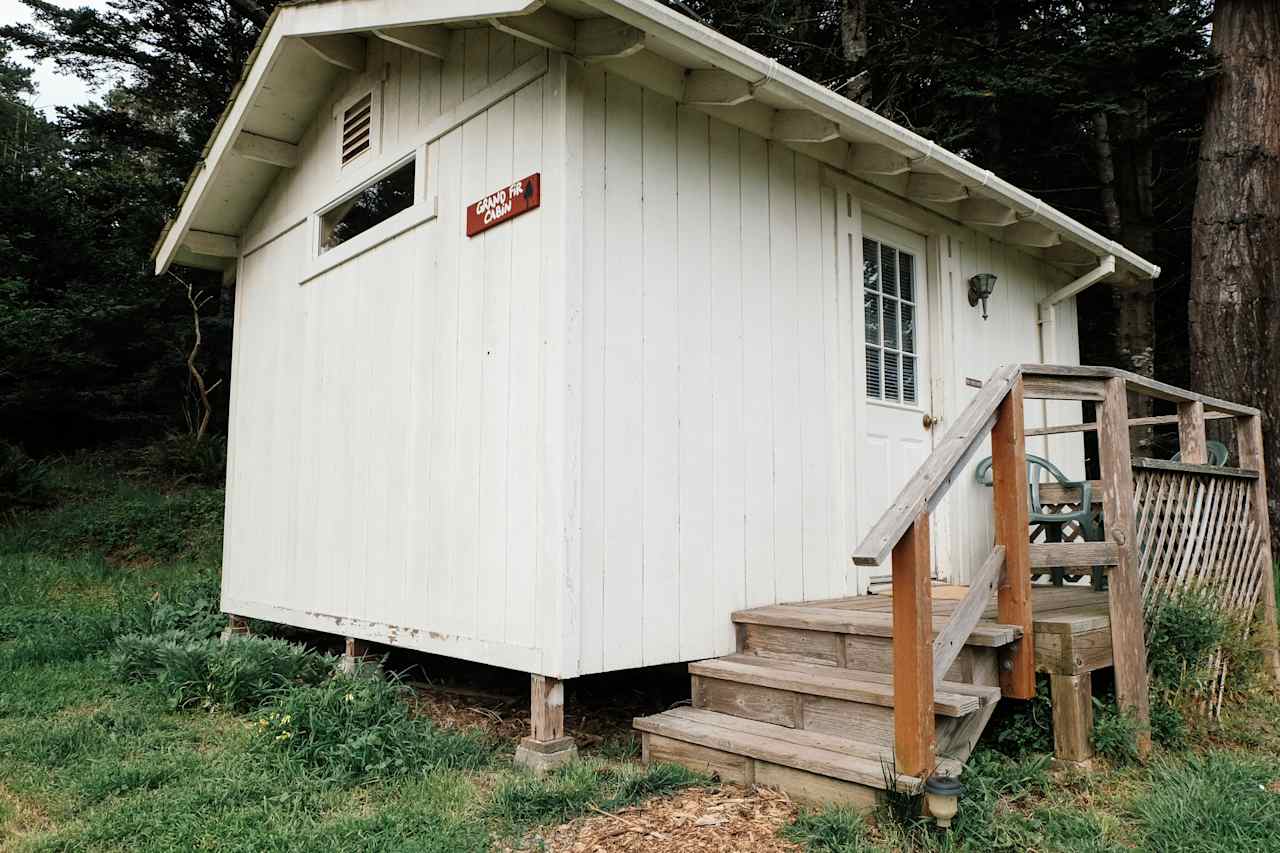 A cabin rental near the farmhouse.