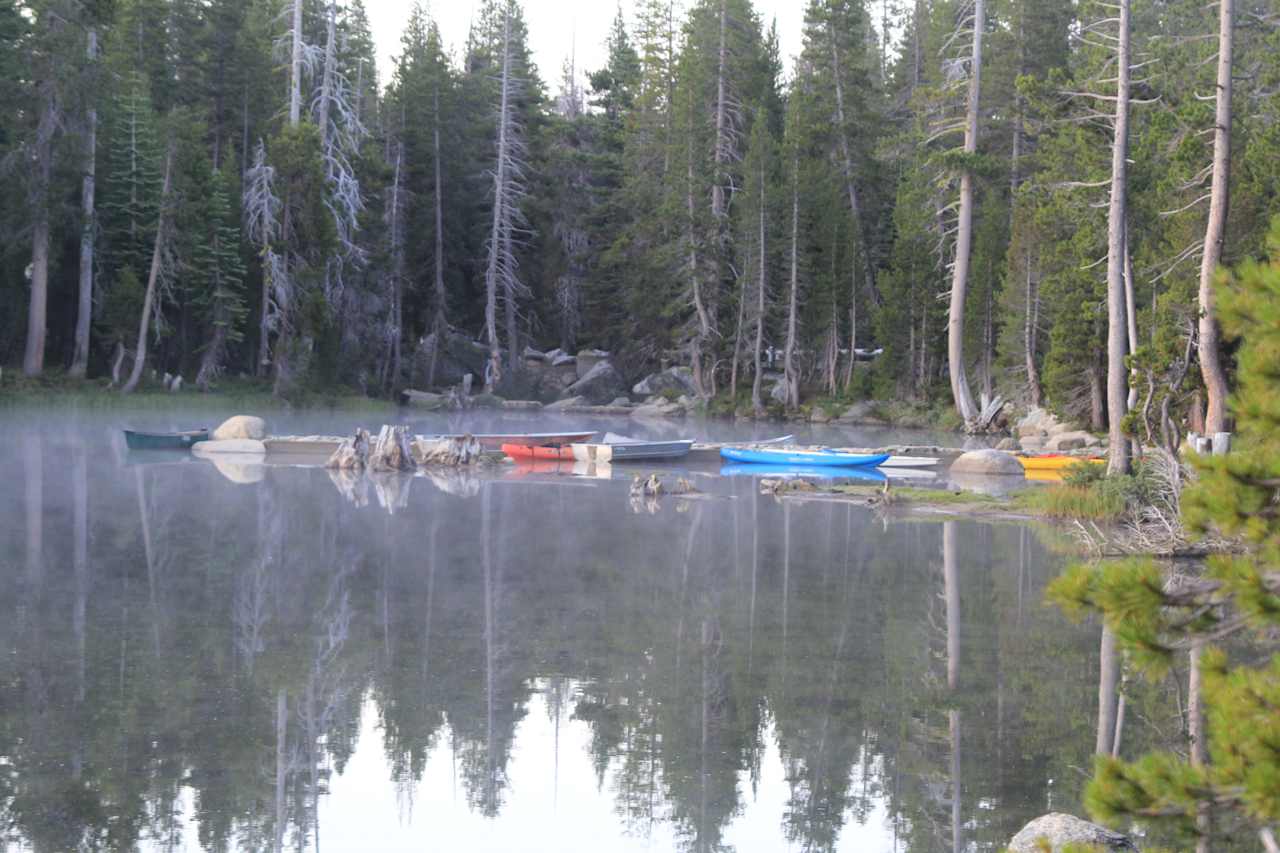 The ramp and dock near the campground