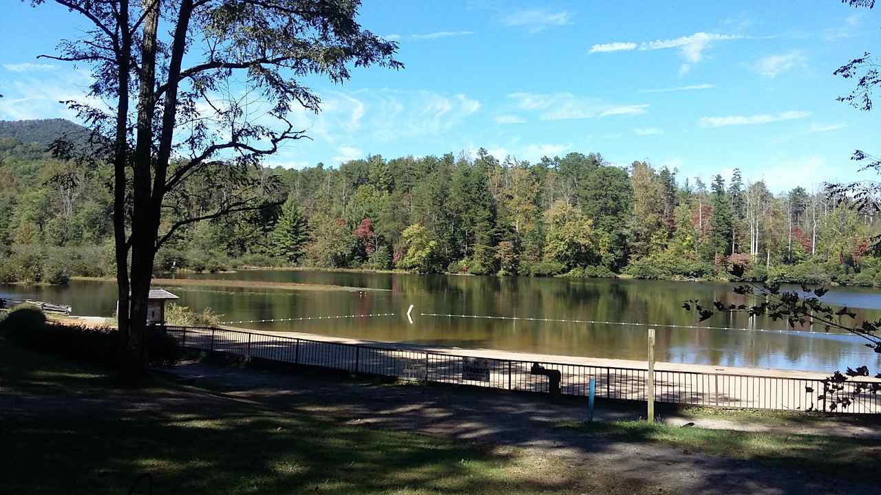 Lake Powhatan nice spot for a relaxing picnic
