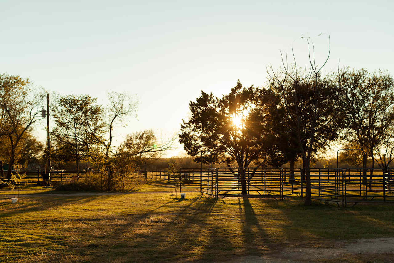 The campground is on 18 acres and the sunset was one of my favorite parts. 