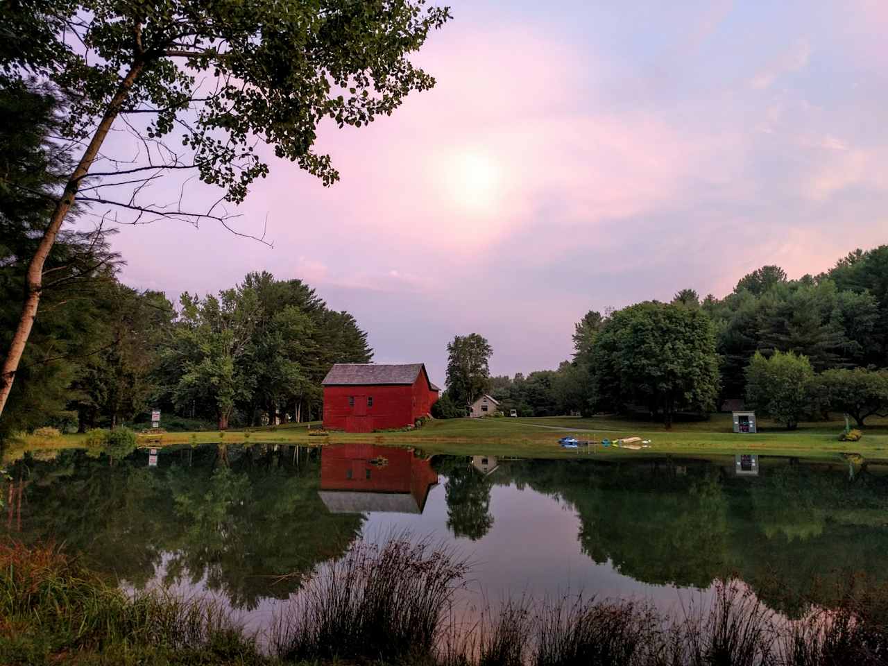 The rustic barn