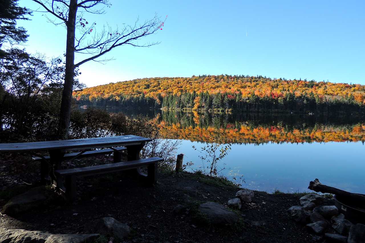 Private, hike-in (or paddle-in) campsites right on the water.