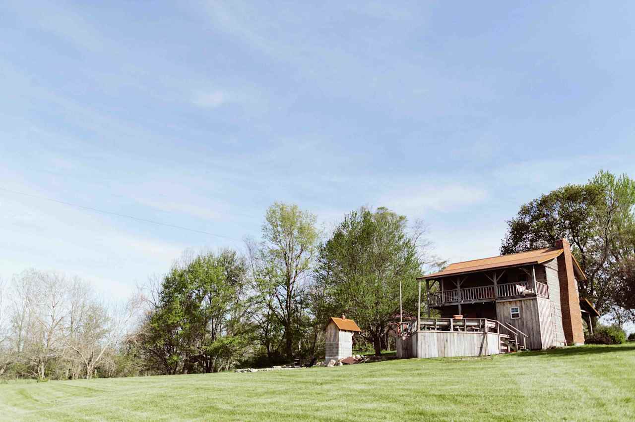 We really loved having so much space around the cabin to roam and walk.