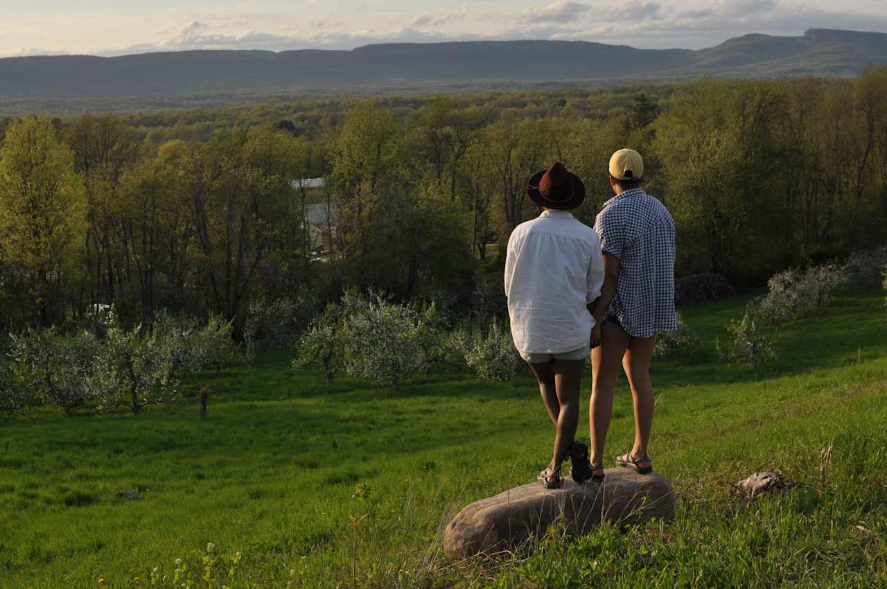 Enjoying the sunset views from up high! 