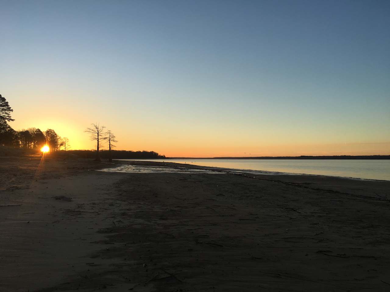 Sunrise on the Lake. 