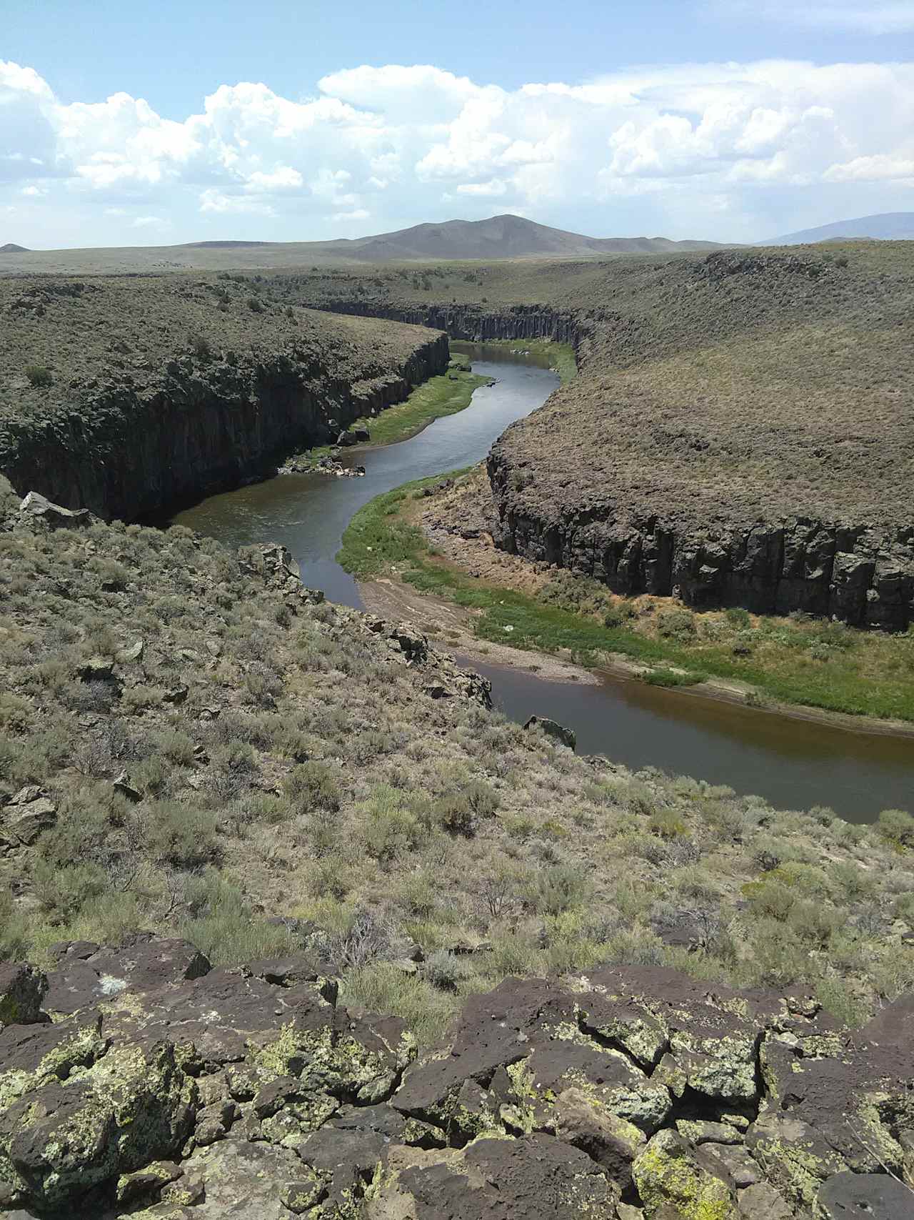 Rio Grande with easily accessible