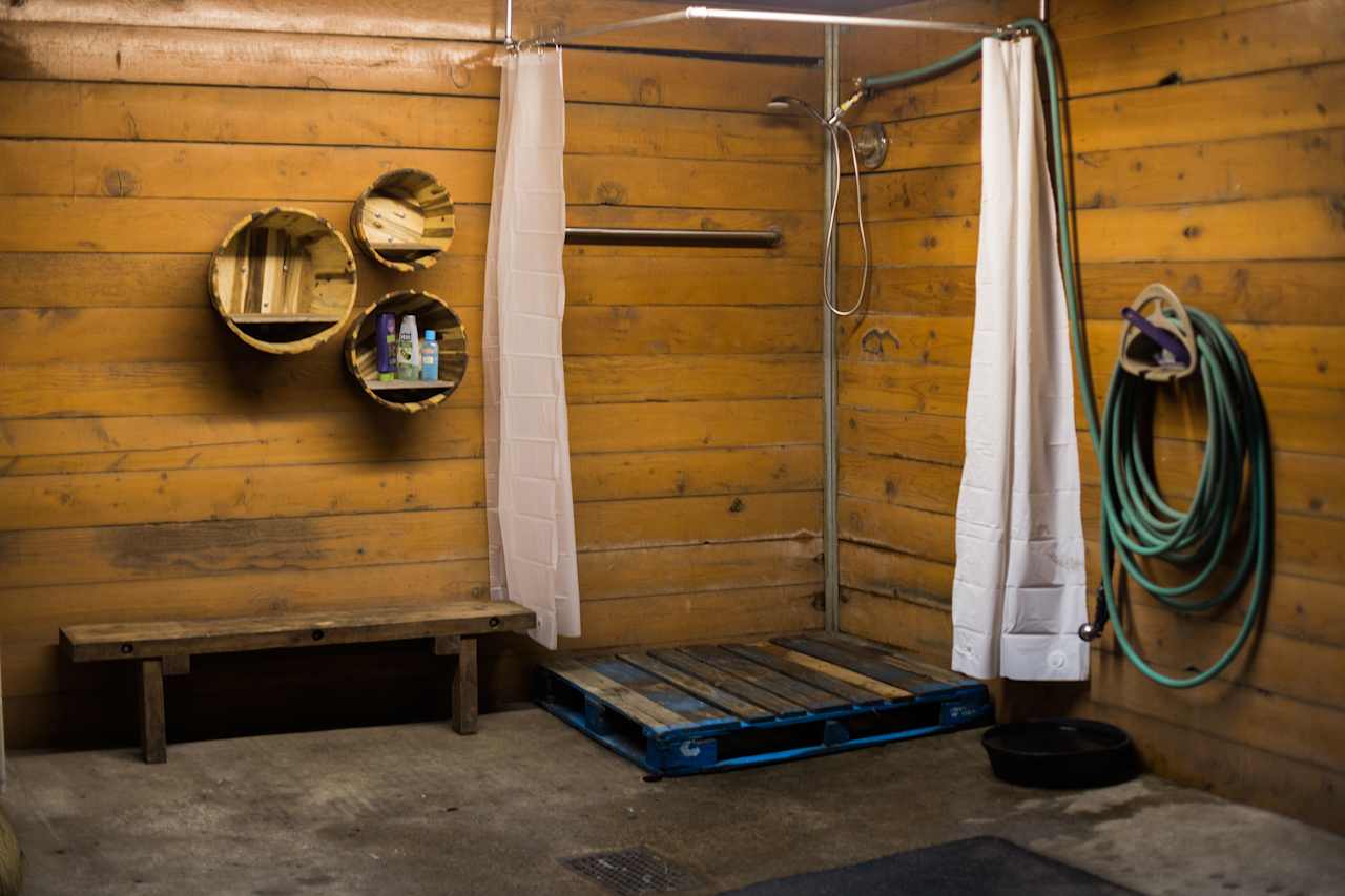 Showers for campers! How adorable!!