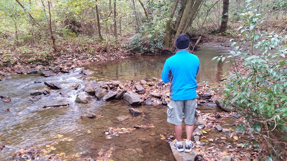 Upper Chattahoochee River, campsites right on the river.