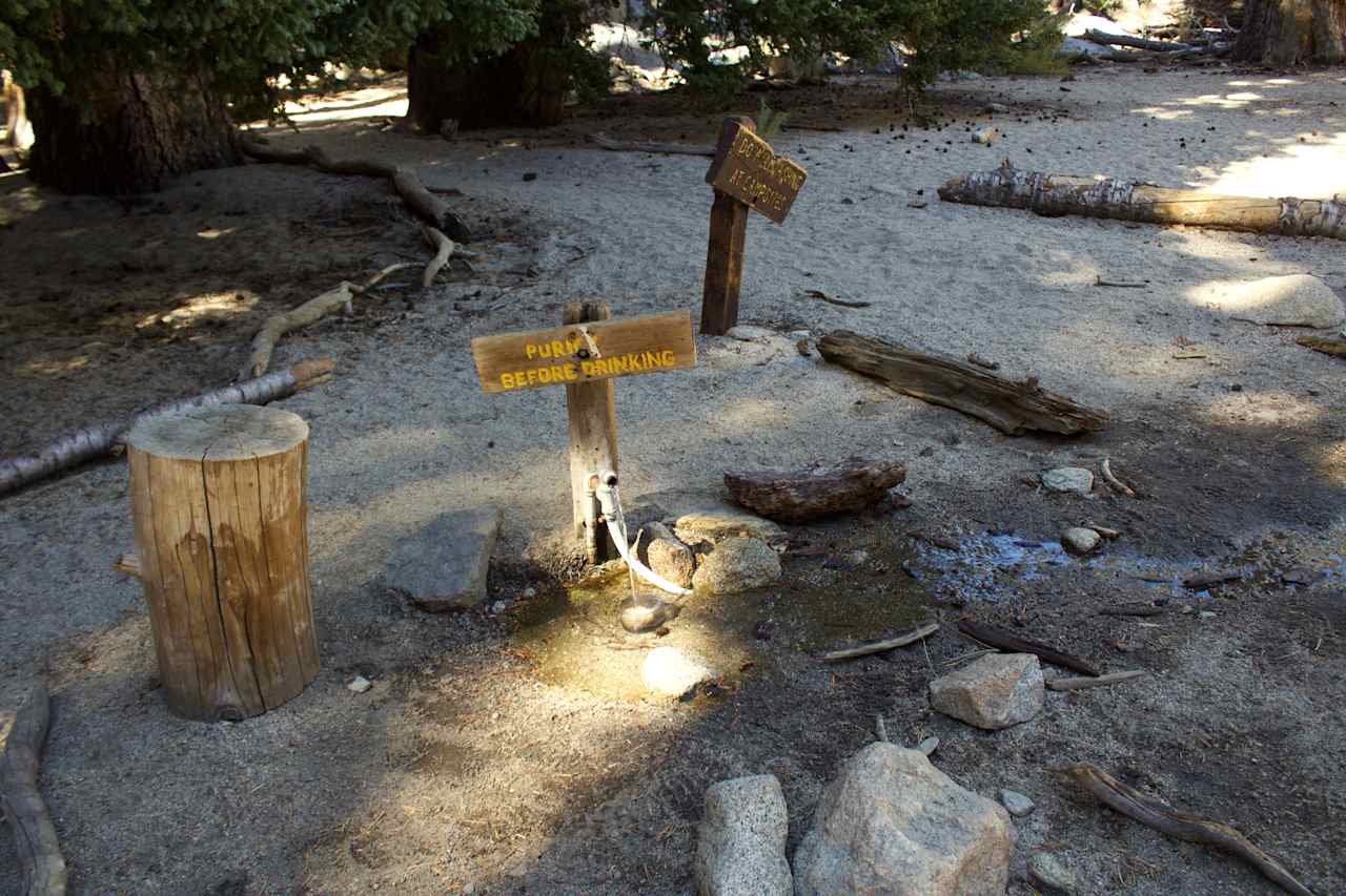 Water source at Round Valley as of Oct. 5, 2017.