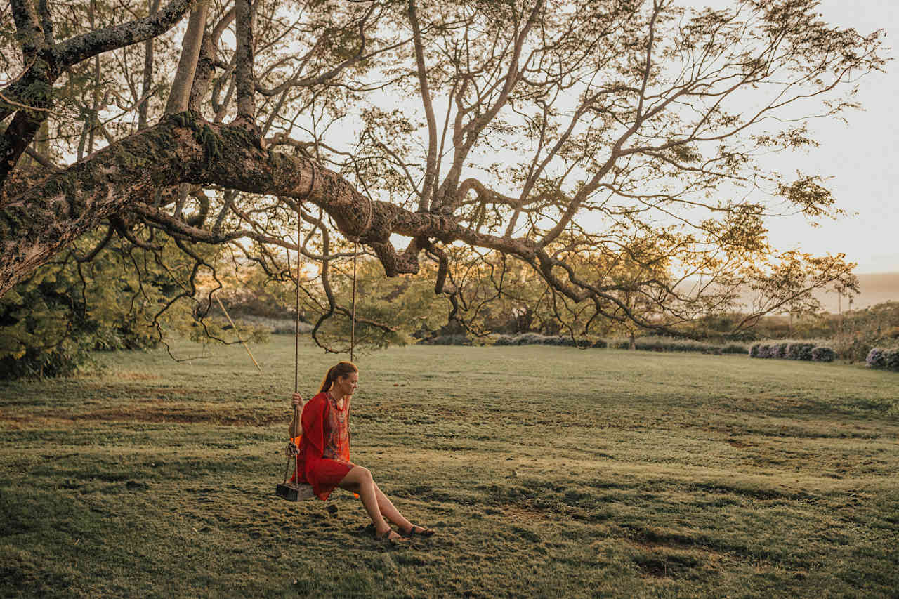 Never too old to swing.