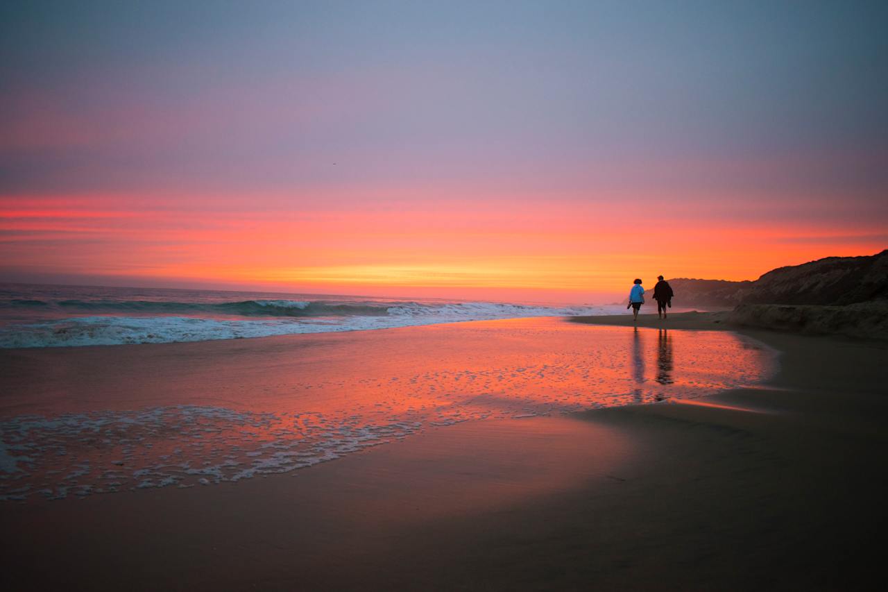 The sunsets get better with time on this beach!