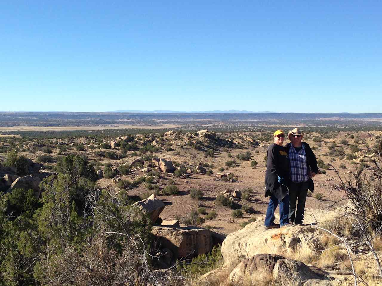 High back country with boulders as big as a house.  Access to cliffs for climbing and access to hundreds of miles of BLM land bouldering our land.