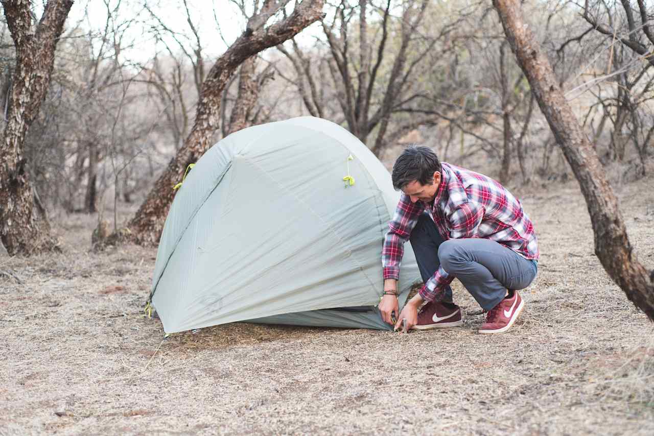 Pitch your tent under the mesquite.