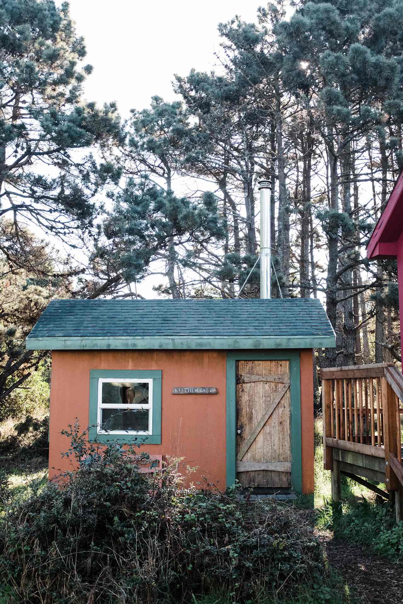 kitchen from the red cabin