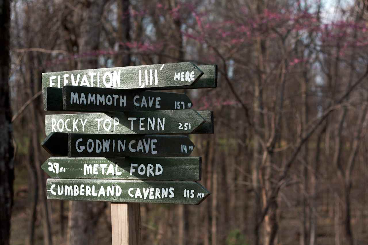 regional cave distances and elevations