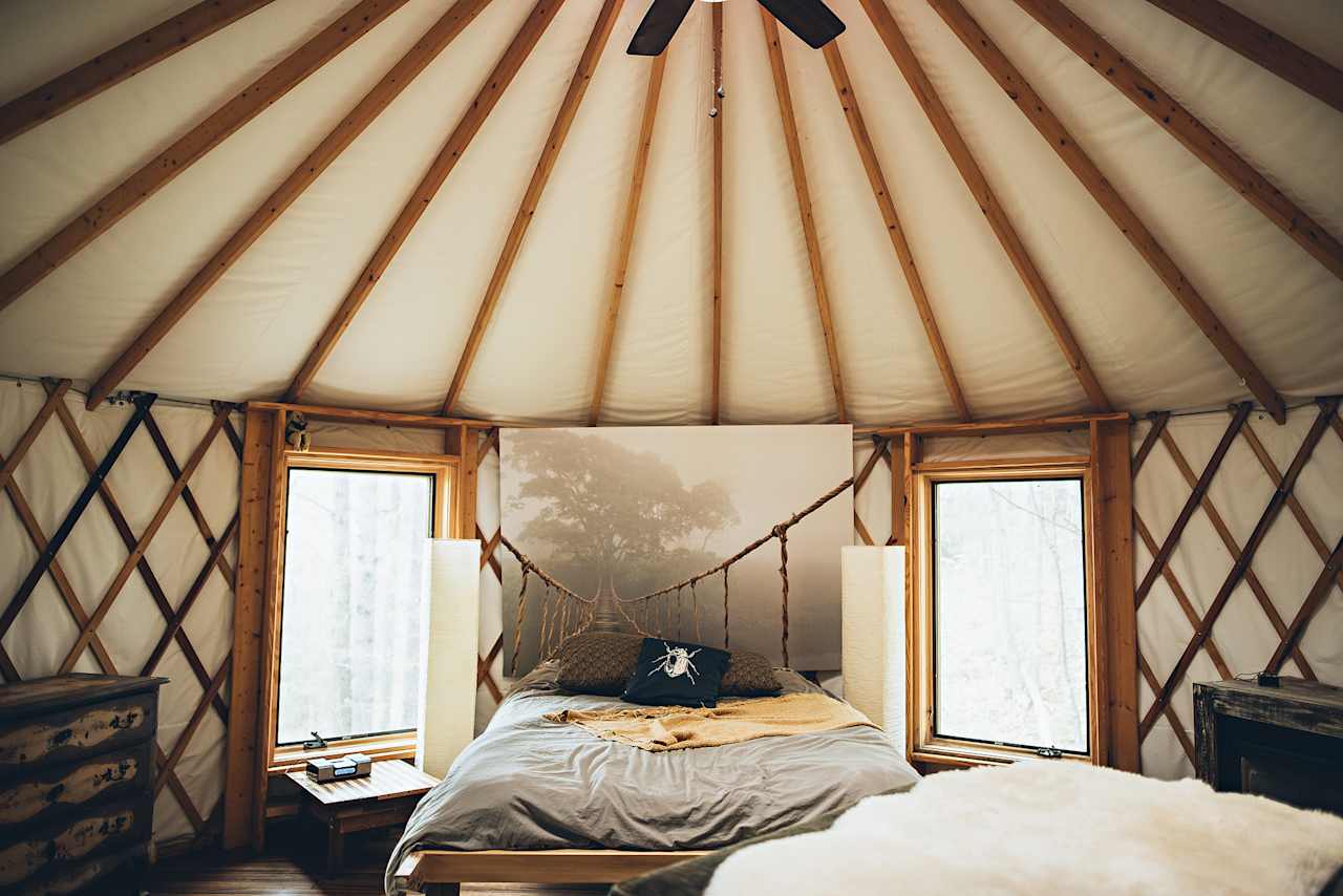 Why be Square?! Blue Ridge Yurt