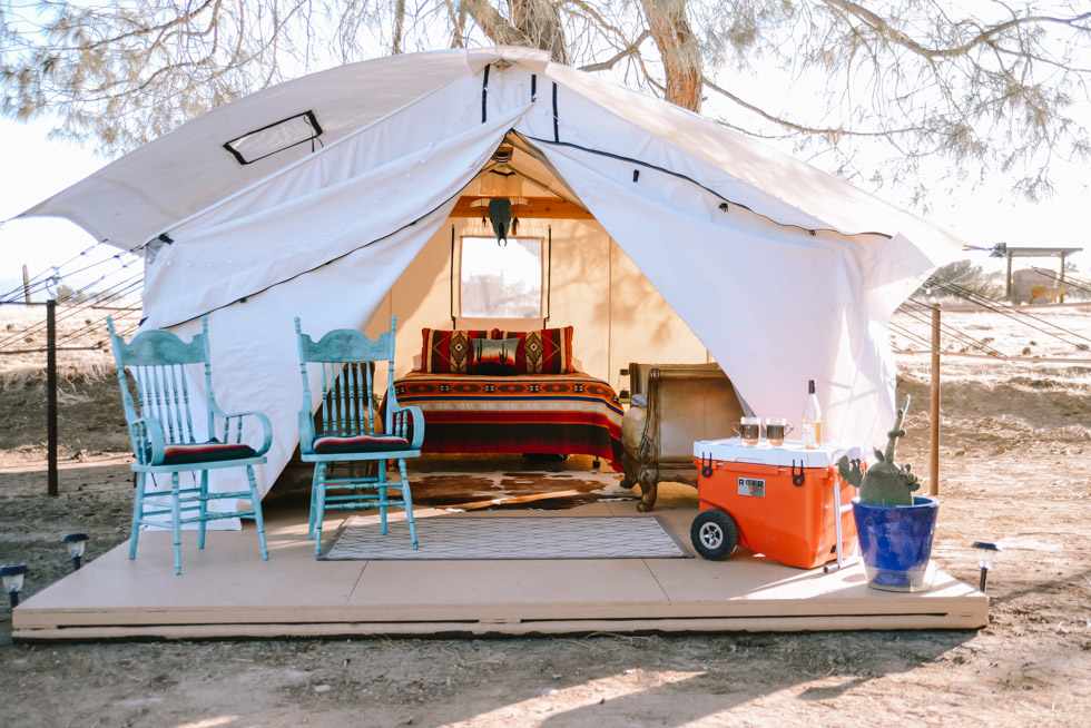 The tent that we slept in... fabulous in every way! 