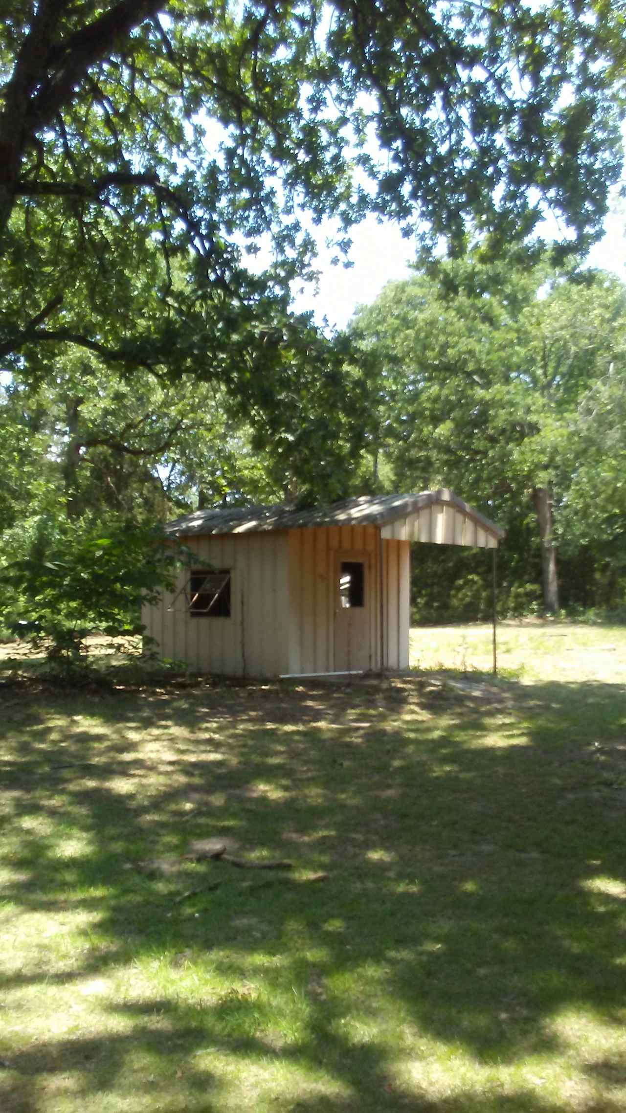 Shed for privacy or to get out of weather