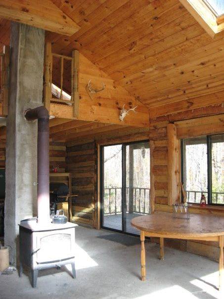 Interior looking toward the back porch