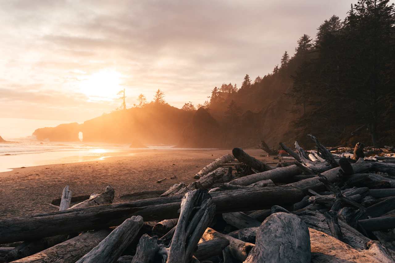 Second Beach. Shangri La Push is just a few minutes from this trailhead