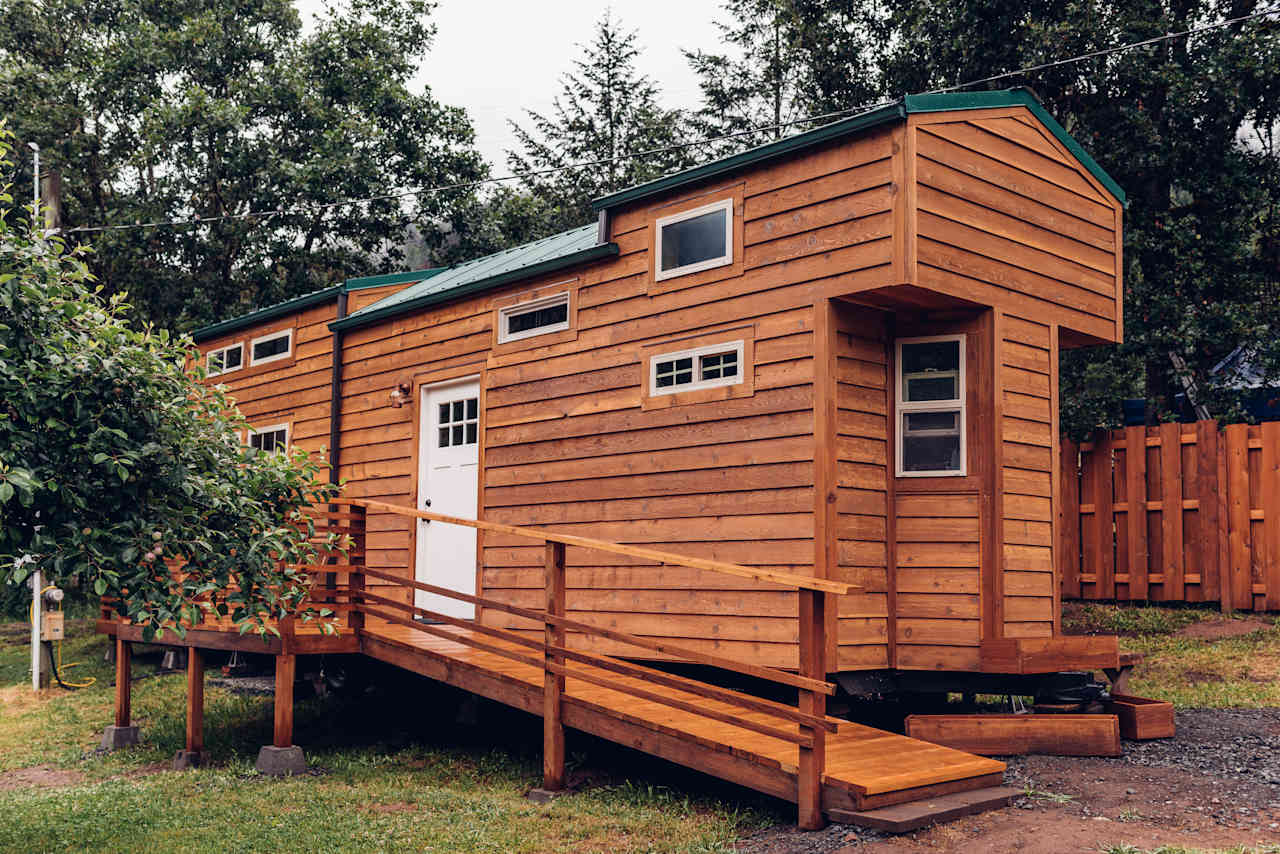 One of many tiny homes available to rent