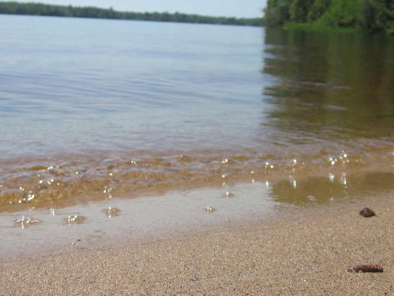 Caldron Falls Public Swimming beach (10 minute drive from campsite) Public bathroom and boat launch available. 