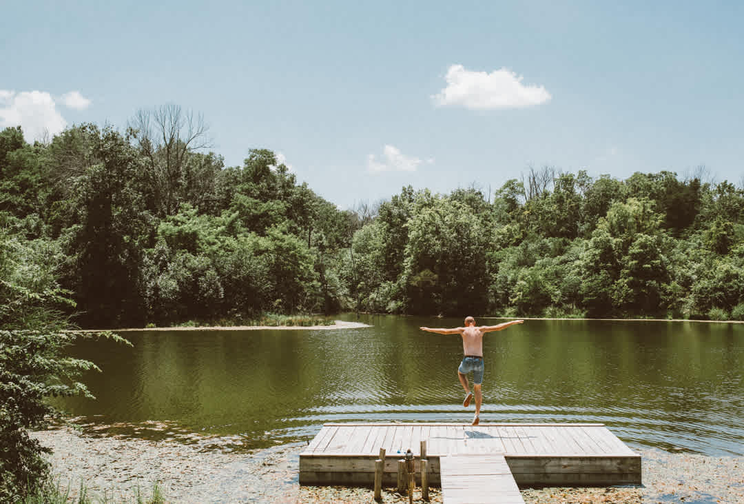 Summers in the south get stupid hot. So I jumped in the lake. And I don't regret it.