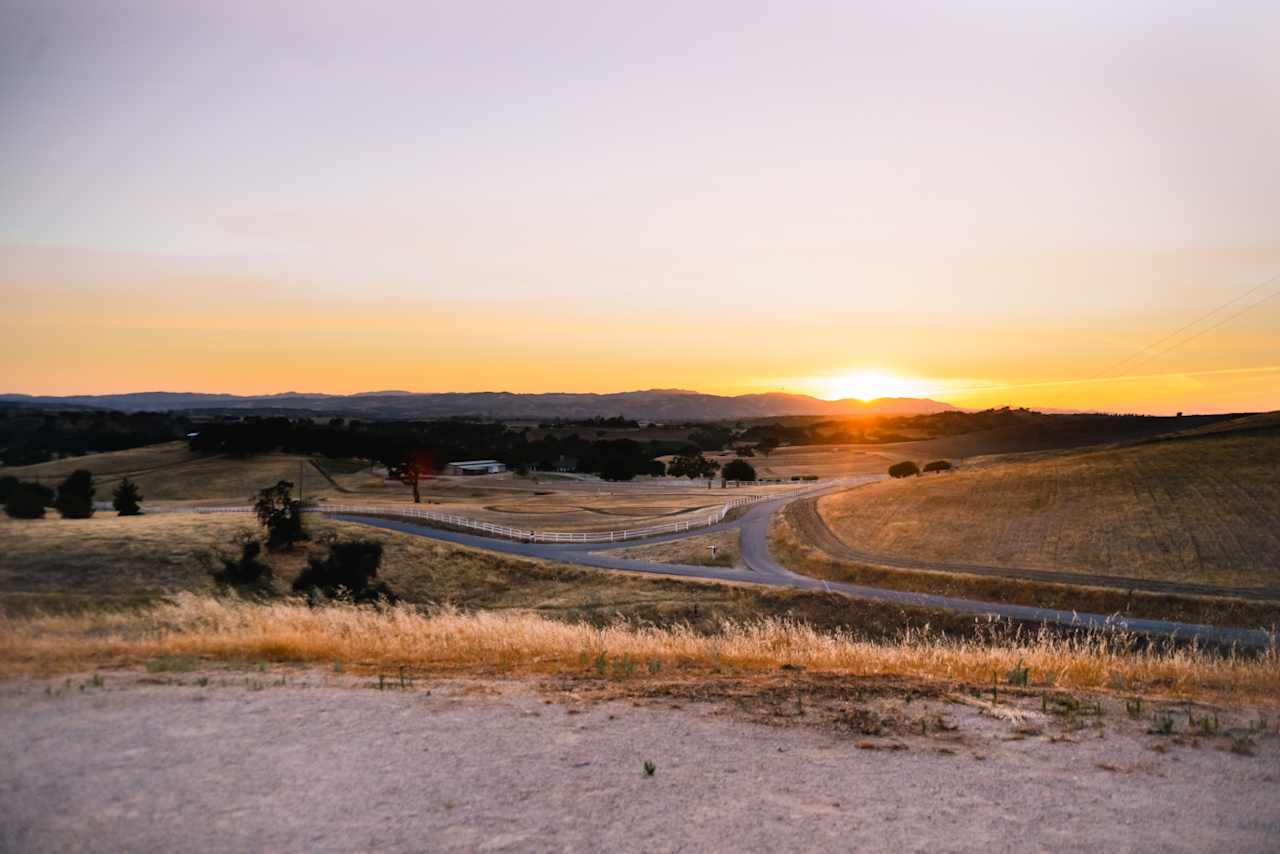 Sunset and views for days!