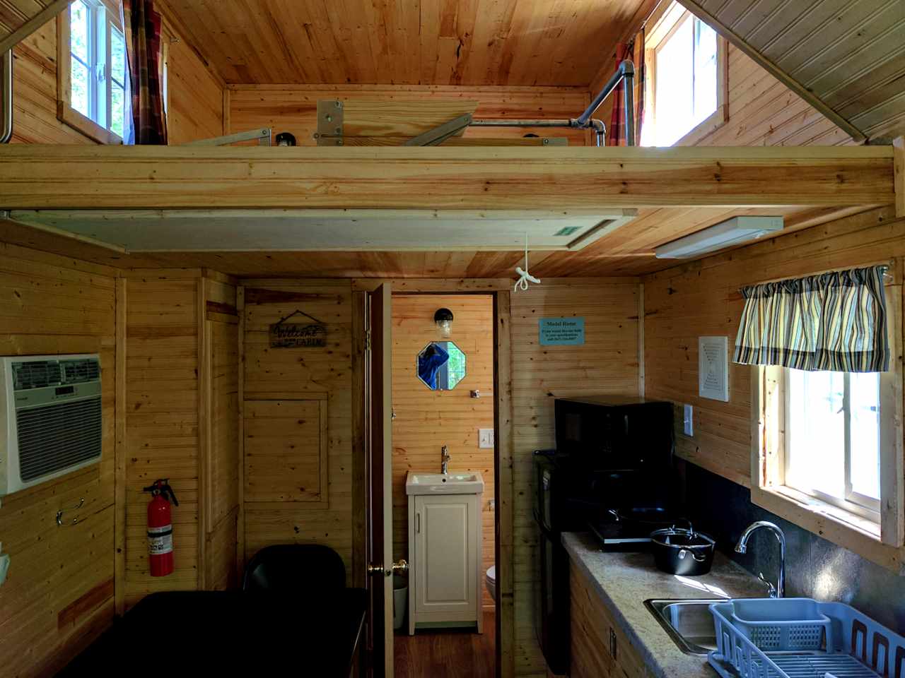 Main floor view of the loft.