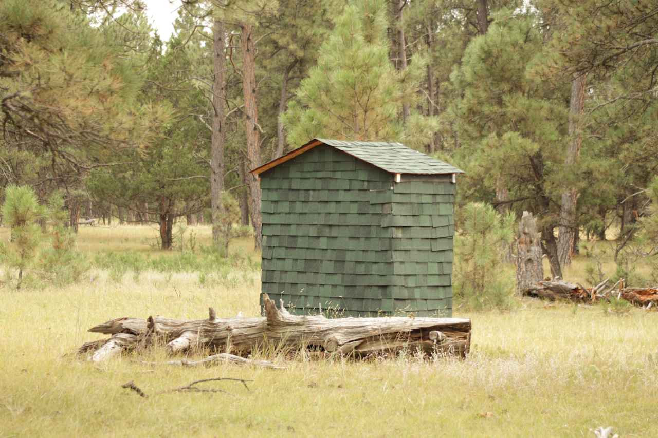 The privy at Dogcamp