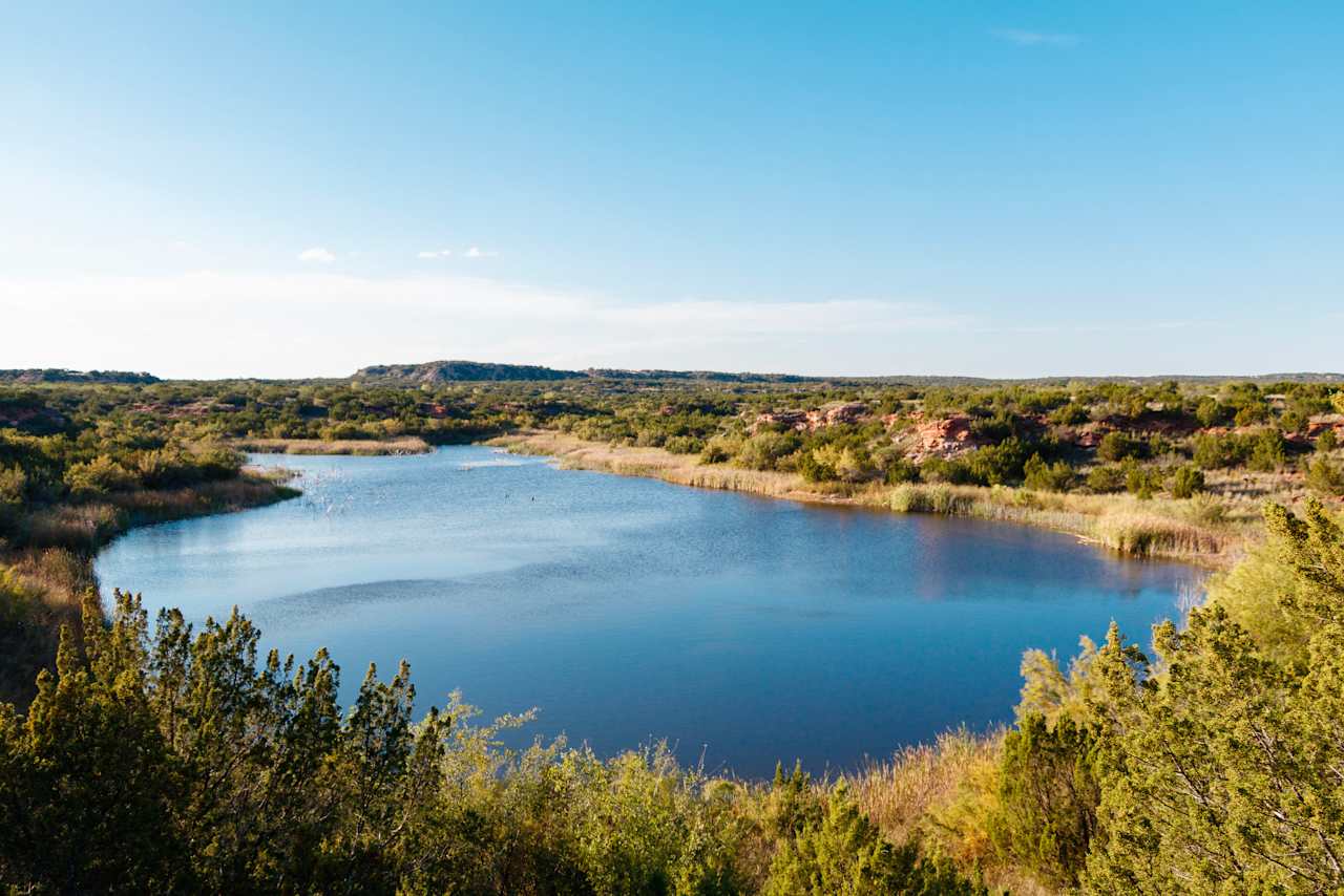 View of Big Pond from the Group Camping Area within the Equestrian Camprground