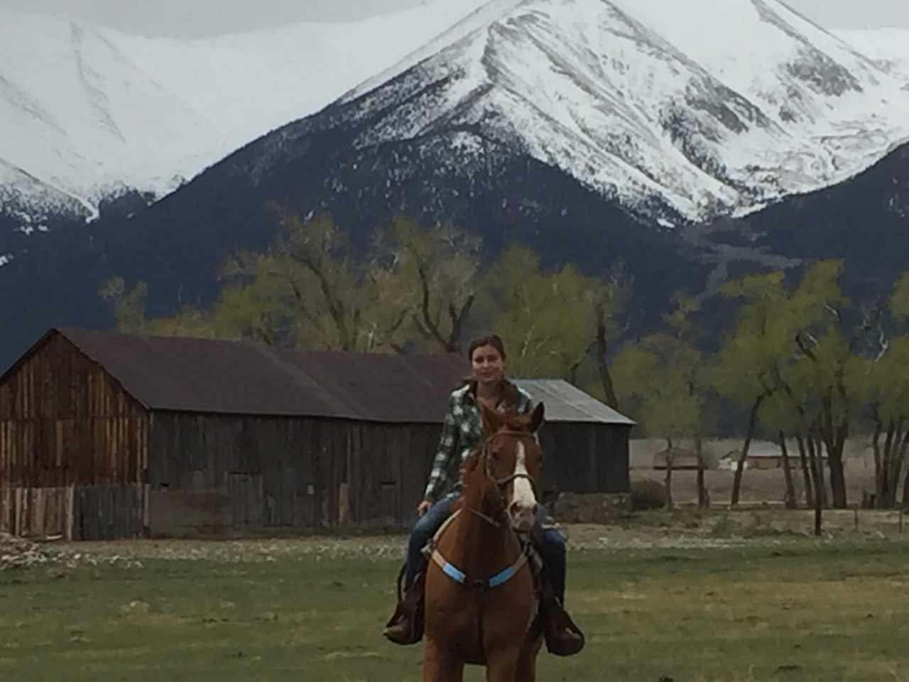 The ranch with Mt. Princeton 