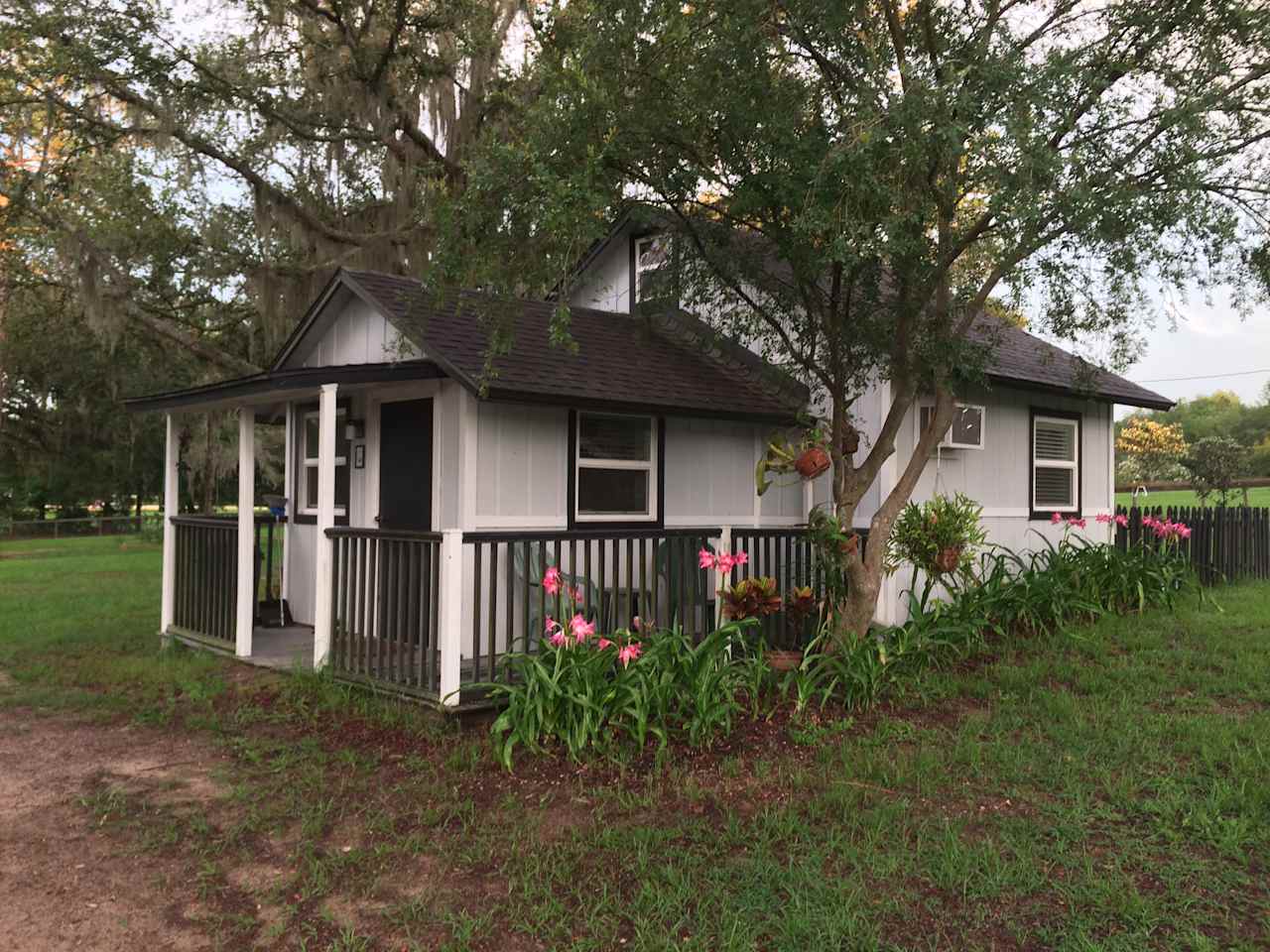 Our rental Cowboy Cottage. Rate is $75 per night (double occupancy); $20 per night each for 3rd or 4th person. Weekly and monthly rates are available.