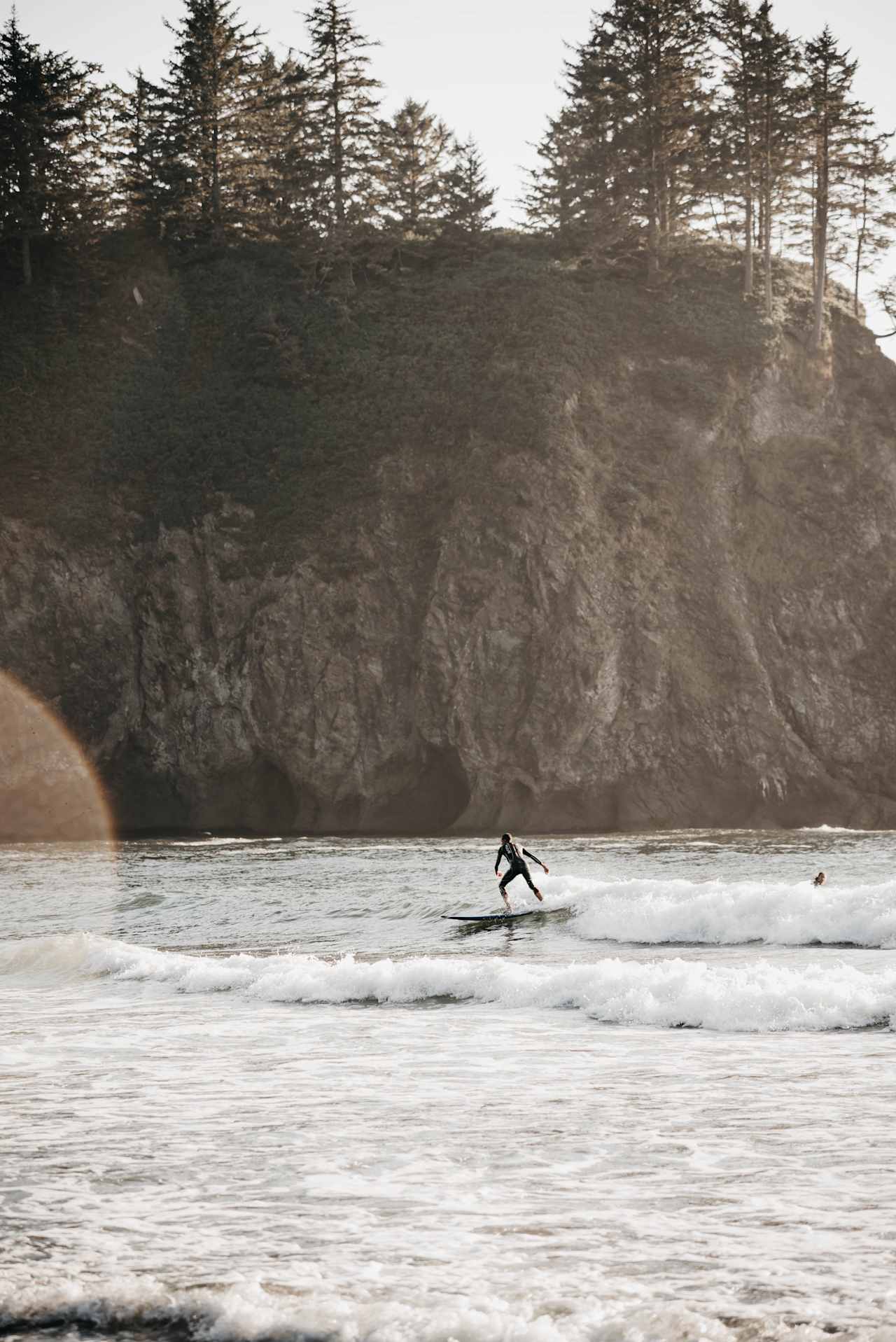 Second Beach was a really fun stop nearby, so many great photo ops of the seastacks, surfers and beach campers!