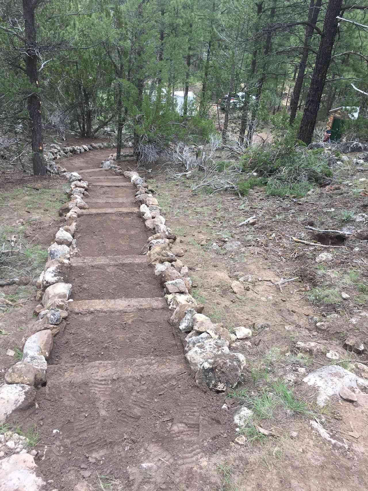 Stairs down from Lookout Point